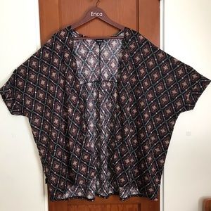 Torrid plus size short sleeve cardigan